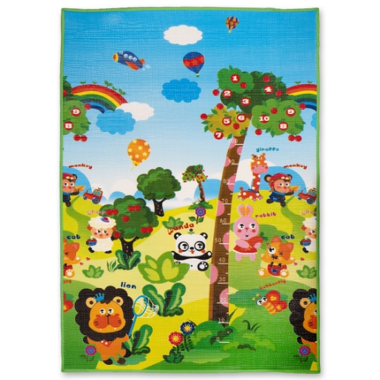 Slika Edukativna podloga XXL, dvostrana 120x180 cm - Životinje/Brojevi Bertonne 