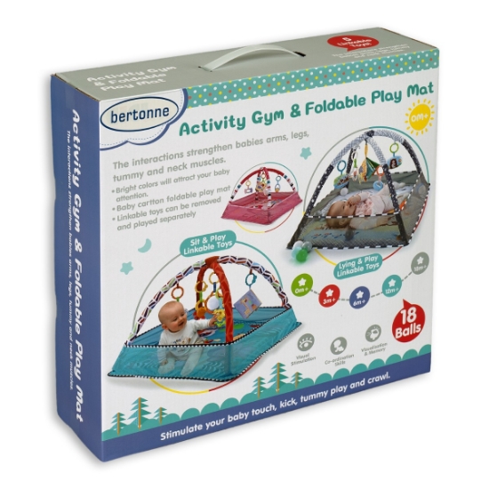 Slika Edukativna podloga s lopticama Activity Mat - Šarena Bertonne 