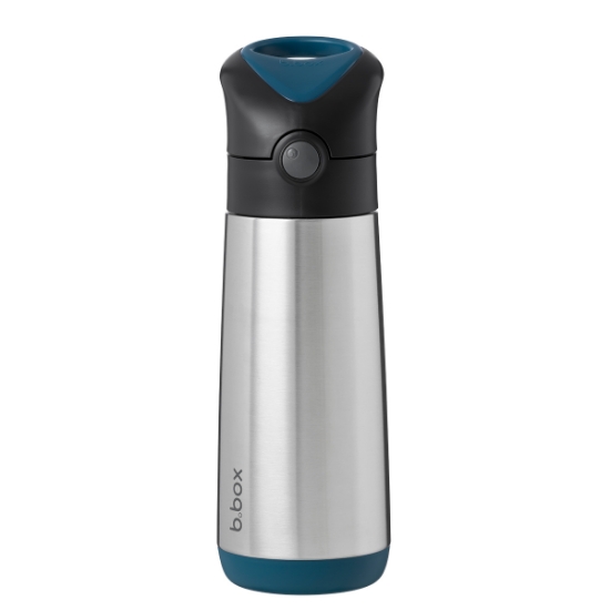 Slika Termo bočica sa slamkom, 500ml - night vision b.box 