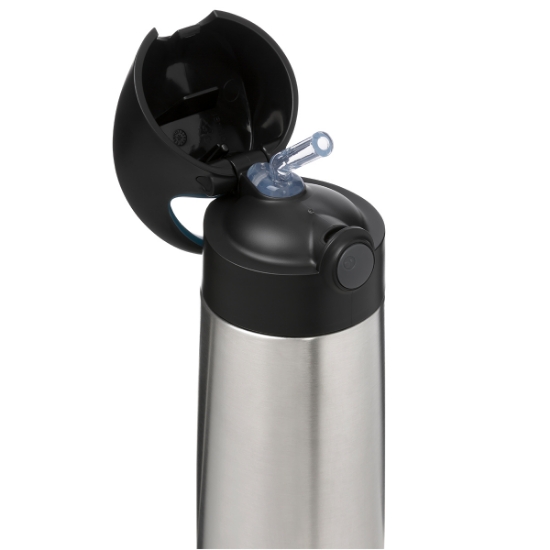 Slika Termo bočica sa slamkom, 500ml - night vision b.box 