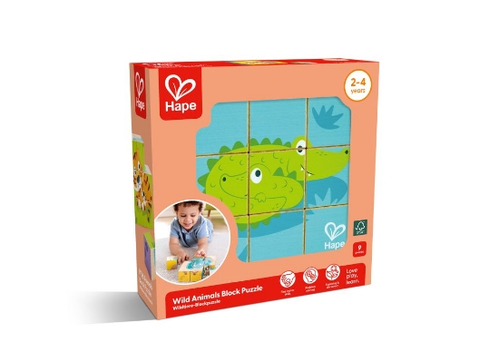 Slika Drvene kocke – Divlje životinje Hape 