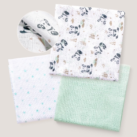 Slika Tetra pelene Interbaby Panda Mint 80x80 - 3 kom