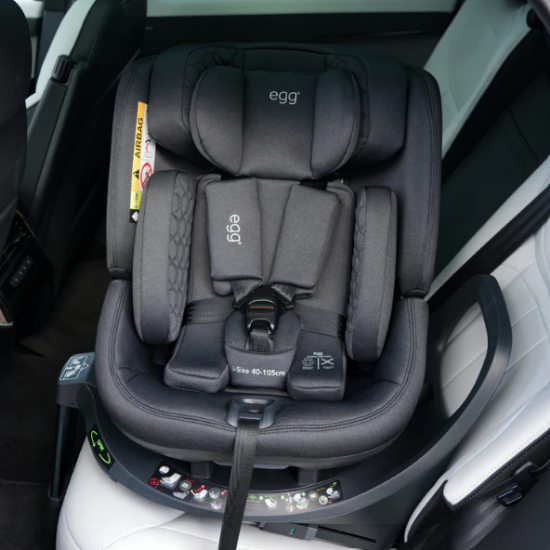 Slika Toddler 360 i-Size dječja autosjedalica (40 - 105 cm) + egg® 360 isofix baza - Carbonite egg® 