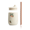 Slika Čaša sa slamkom 230ml Peach Liewood