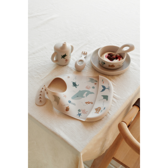 Slika Podbradnjak 2 komada Tilda Sea Creature Sandy Liewood