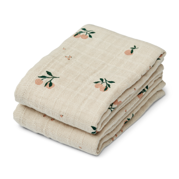 Slika Tetra pelene Muslin Set od 2 komada Peach Liewood