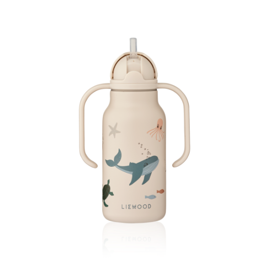 Slika Termo Boca Kimmie Sea Creature Sandy 250ml Liewood