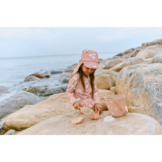 Slika Kapa za plivanje Cecilia Sweethearts Pale Tuscany Liewood