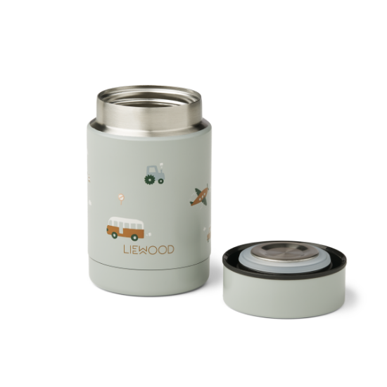 Slika Termo posuda Nadja Vehicles Dove Blue 250ml Liewood
