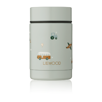 Slika Termo posuda Nadja Vehicles Dove Blue 250ml Liewood