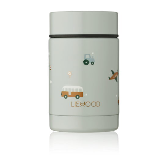 Slika Termo posuda Nadja Vehicles Dove Blue 250ml Liewood