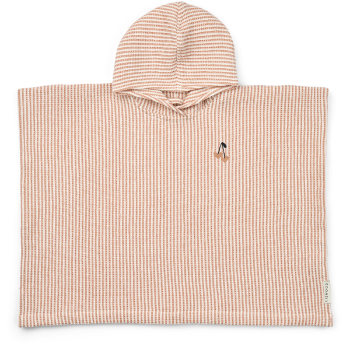 Slika Pončo za plažu Stripe Tuscany Rose Creme de la creme Liewood
