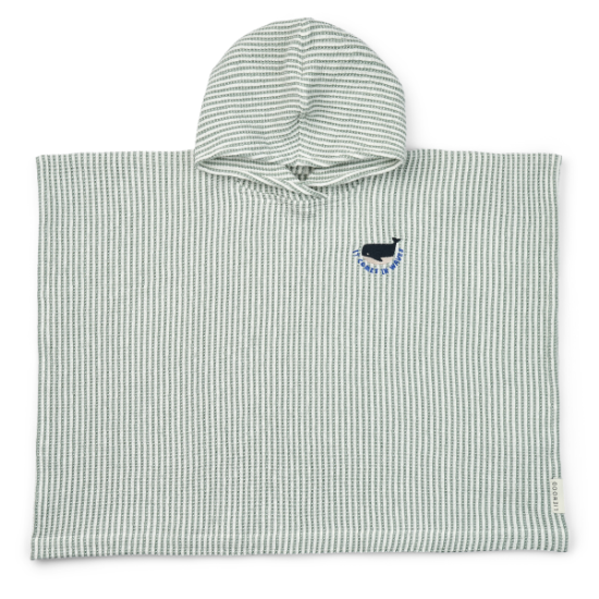 Slika Pončo za plažu Stripe Peppermint Creme de la creme Liewood