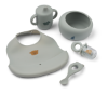 Slika Set za hranjenje Mileah Baby Dove blue Liewood