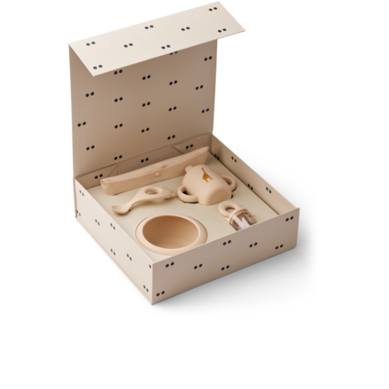 Slika Set za hranjenje Mileah Baby Apple blossom Liewood