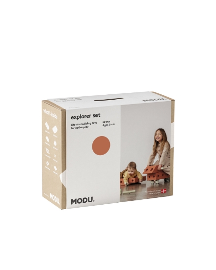 Slika MODU Explorer set, Burnt Orange / Dusty Green