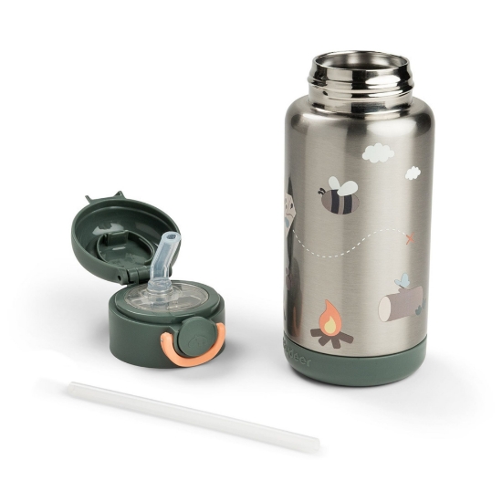 Slika Termo boca sa slamkom - Tiny trails Green (340 ml)