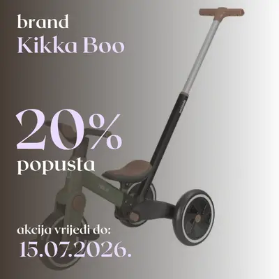 20% popusta na brand Kikka Boo