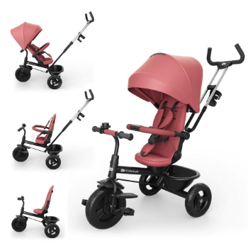 Slika Tricikl Aston 2 Plus, Pink Kinderkraft 