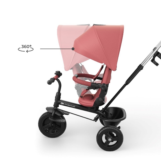 Slika Tricikl Aston 2 Plus, Pink Kinderkraft 