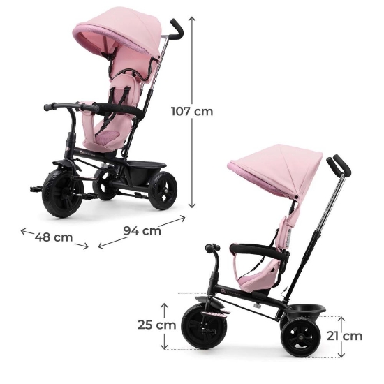 Slika Tricikl Freeway 2, Pink Kinderkraft 
