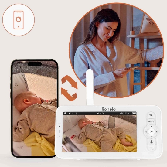 Slika Baby monitor dvosmjerni Babyline 9.2 Al Lionelo 