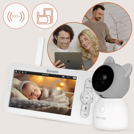 Slika Baby monitor dvosmjerni Babyline 9.2 Al Lionelo 