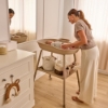 Slika Rosie stol za prematanje s podlogom, beige sand Lionelo 