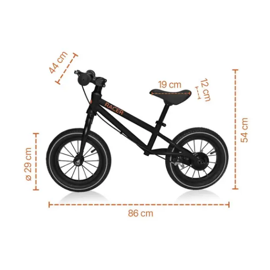 Slika Bicikl bez pedala s ručnom kočnicom Racer Sand Beige Zopa 