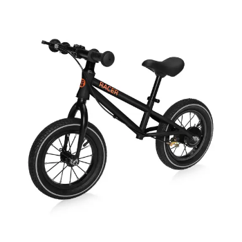 Slika Bicikl bez pedala s ručnom kočnicom Racer Charcoal Black Zopa 