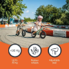 Slika Bicikl bez pedala s ručnom kočnicom Racer Charcoal Black Zopa 