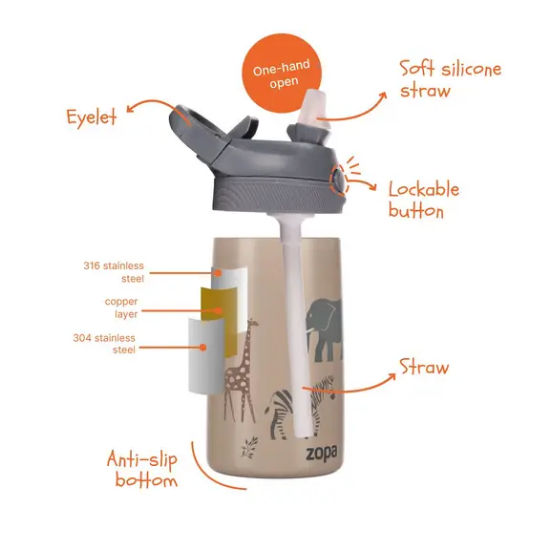 Slika Sport termo boca 400 ml Dino Zopa 