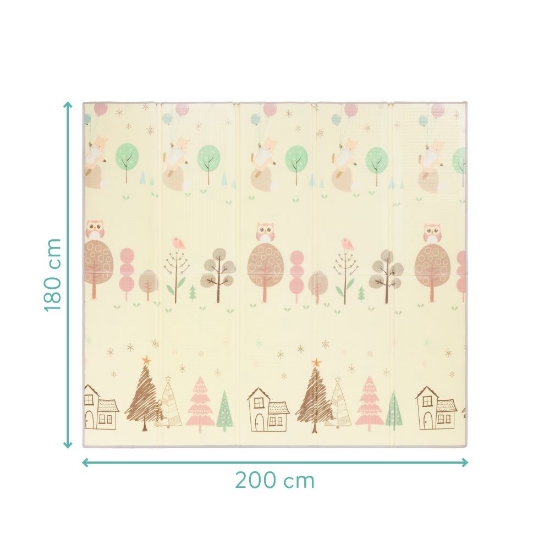 Slika Dvostrana podloga za igru Tree, 180x200 cm Fillikid 