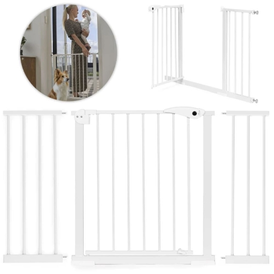 Slika Zaštitna ograda 74-132 cm, White Ecotoys 