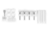 Slika Zaštitna ograda 74-132 cm, White Ecotoys 