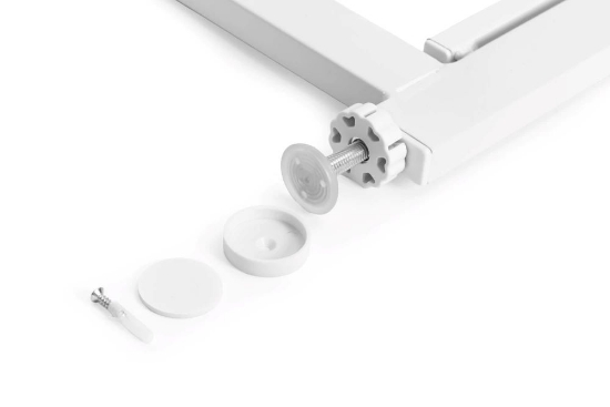 Slika Zaštitna ograda 74-132 cm, White Ecotoys 