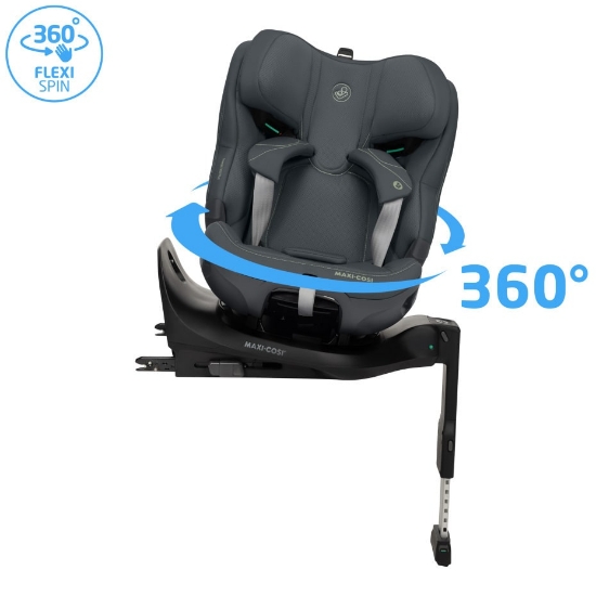 Slika Autosjedalica Emerald 360 Plus, Grupa 0+, 1, 2, 3 (0-36 kg) (40-150 cm) - Authentic Graphite Maxi-Cosi 