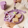 Slika Silikonski neklizajući djeljeni tanjur mrs. peacock trixie® 