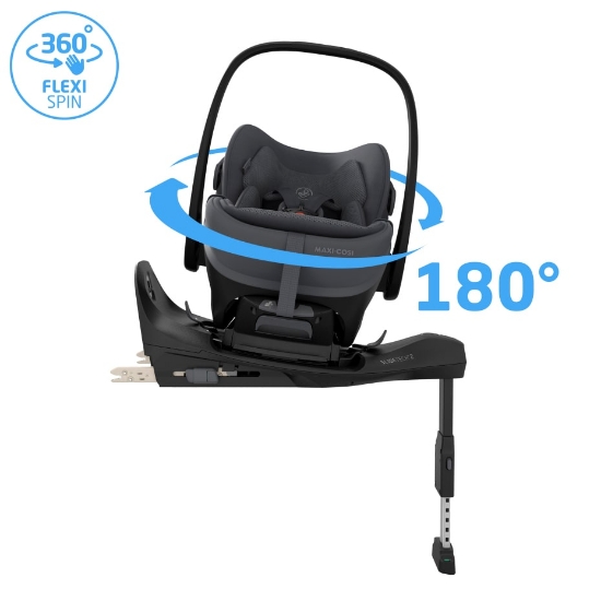 Slika  Autosjedalica Pebble Slide Pro, Grupa 0+ (0-13 kg) (40-87 cm) - Moon Graphite Maxi-Cosi