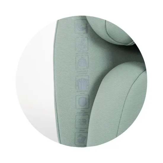 Slika Autosjedalica i-Size 40–150 cm ISOFIX 360° Techno iGROW Matcha - Chipolino