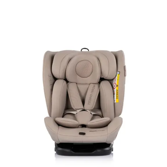 Slika Autosjedalica i-Size 40–150 cm ISOFIX 360° Techno iGROW Latte - Chipolino