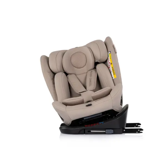 Slika Autosjedalica i-Size 40–150 cm ISOFIX 360° Techno iGROW Latte - Chipolino