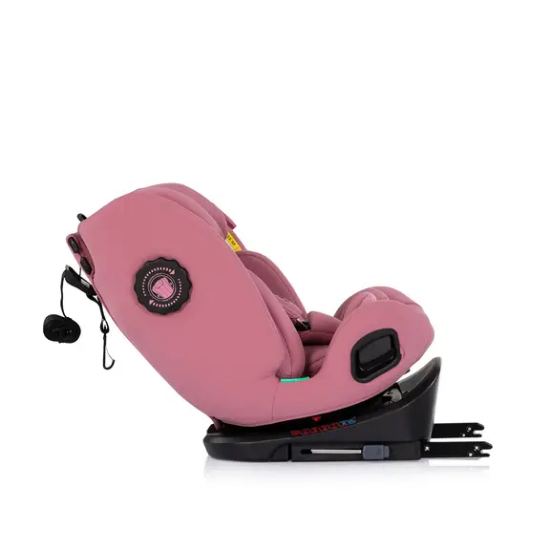 Slika Autosjedalica i-Size 40–150 cm ISOFIX 360° Techno iGROW Powder Pink - Chipolino