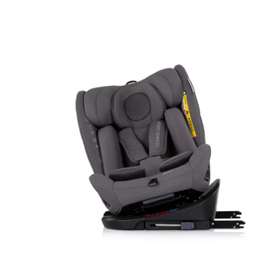 Slika Autosjedalica i-Size 40–150 cm ISOFIX 360° Techno iGROW Charcoal - Chipolino