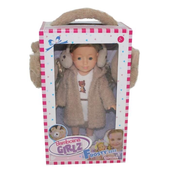 Slika Lutka Frostyzz s grijačima za uši, sort, 30 cm BD1266 DIMIAN 