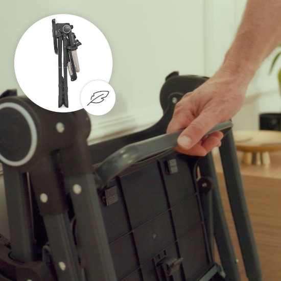 Slika Kinderkraft hranilica FOLDEE, bež