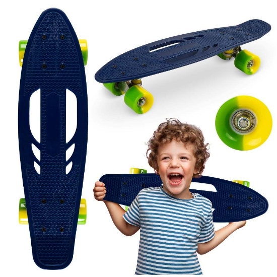 Slika QKIDS GALAXY skateboard, lemon