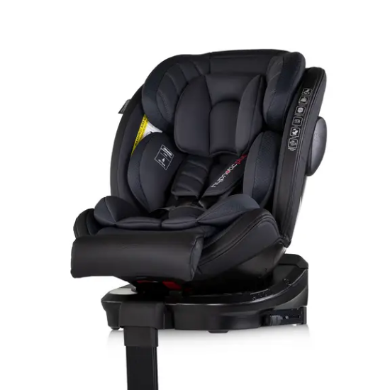 Slika Autosjedalica i-Size 40–150 cm ISOFIX 360° HYPNOTIC PLUS Charcoal - Chipolino