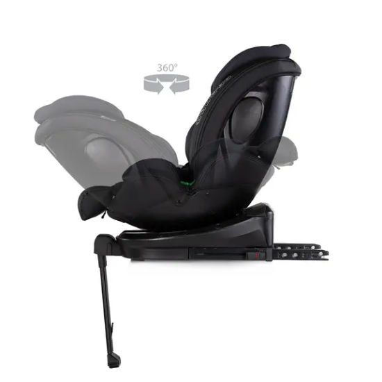 Slika Autosjedalica i-Size 40–150 cm ISOFIX 360° HYPNOTIC PLUS Charcoal - Chipolino