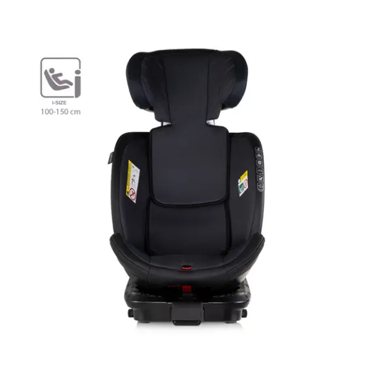 Slika Autosjedalica i-Size 40–150 cm ISOFIX 360° HYPNOTIC PLUS Charcoal - Chipolino